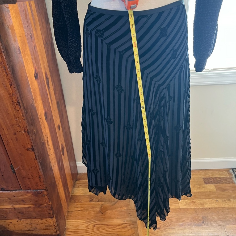 Diane Von Furstenberg Black Asymmetrical Skirt - Picture 8 of 10